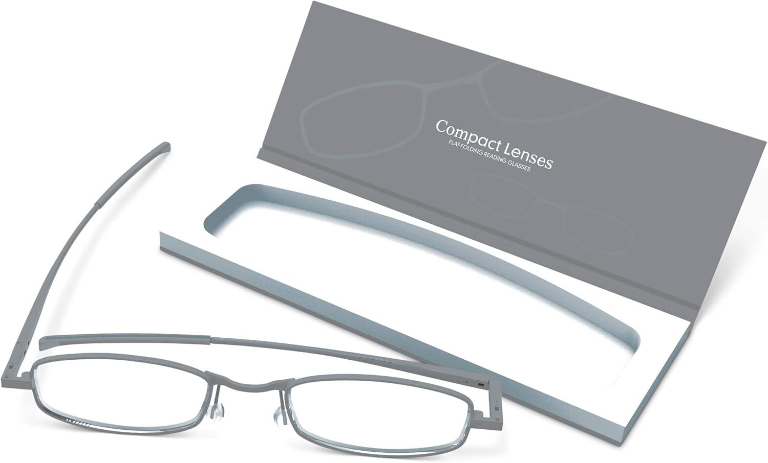 Compact Lenses Flat Folding-Reading Glasses Storm +1.0