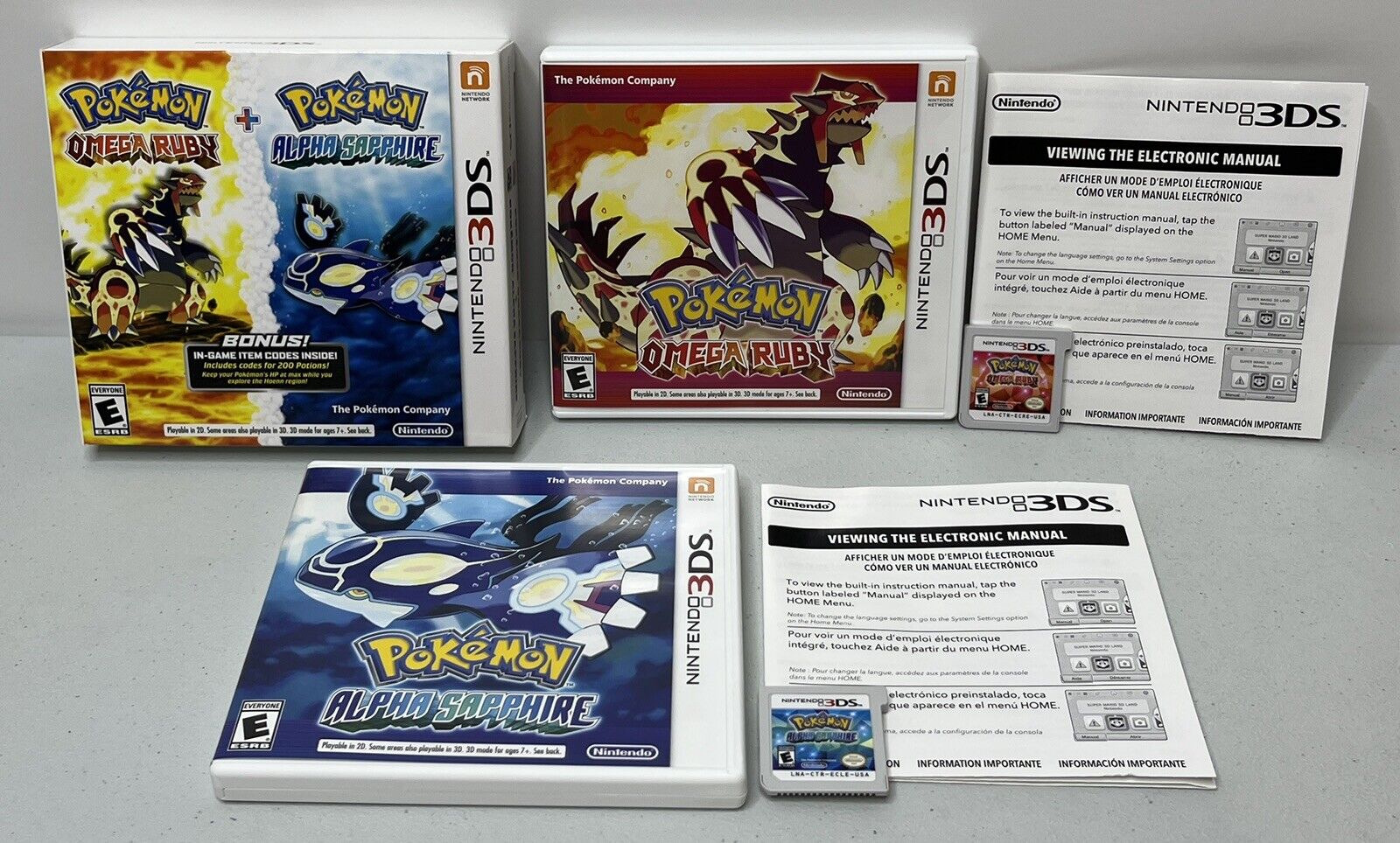 Pokémon Omega Ruby and Pokémon Alpha Sapphire Dual Pack to