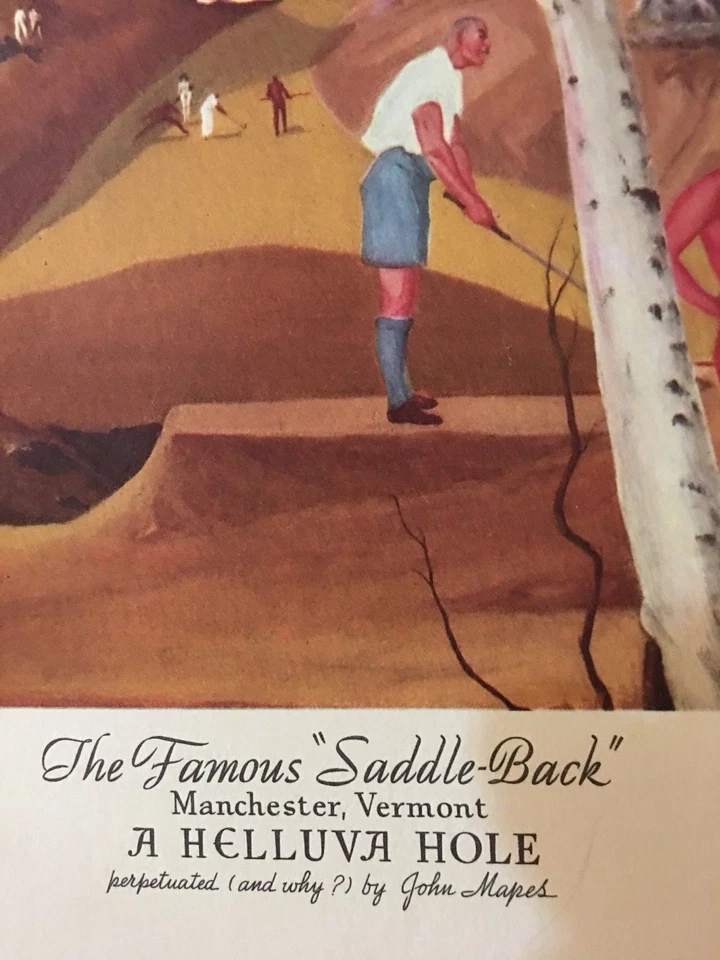 EKWANOK GOLF COURSE MANCHESTER VERMONT JOHN MAPES NUDES 1920'S  - Image 4 of 4