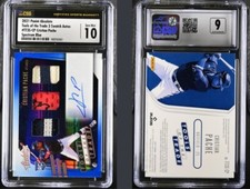 2021 Panini Absolute Cristian Pache Tools of the trade signature /35 CSG 10