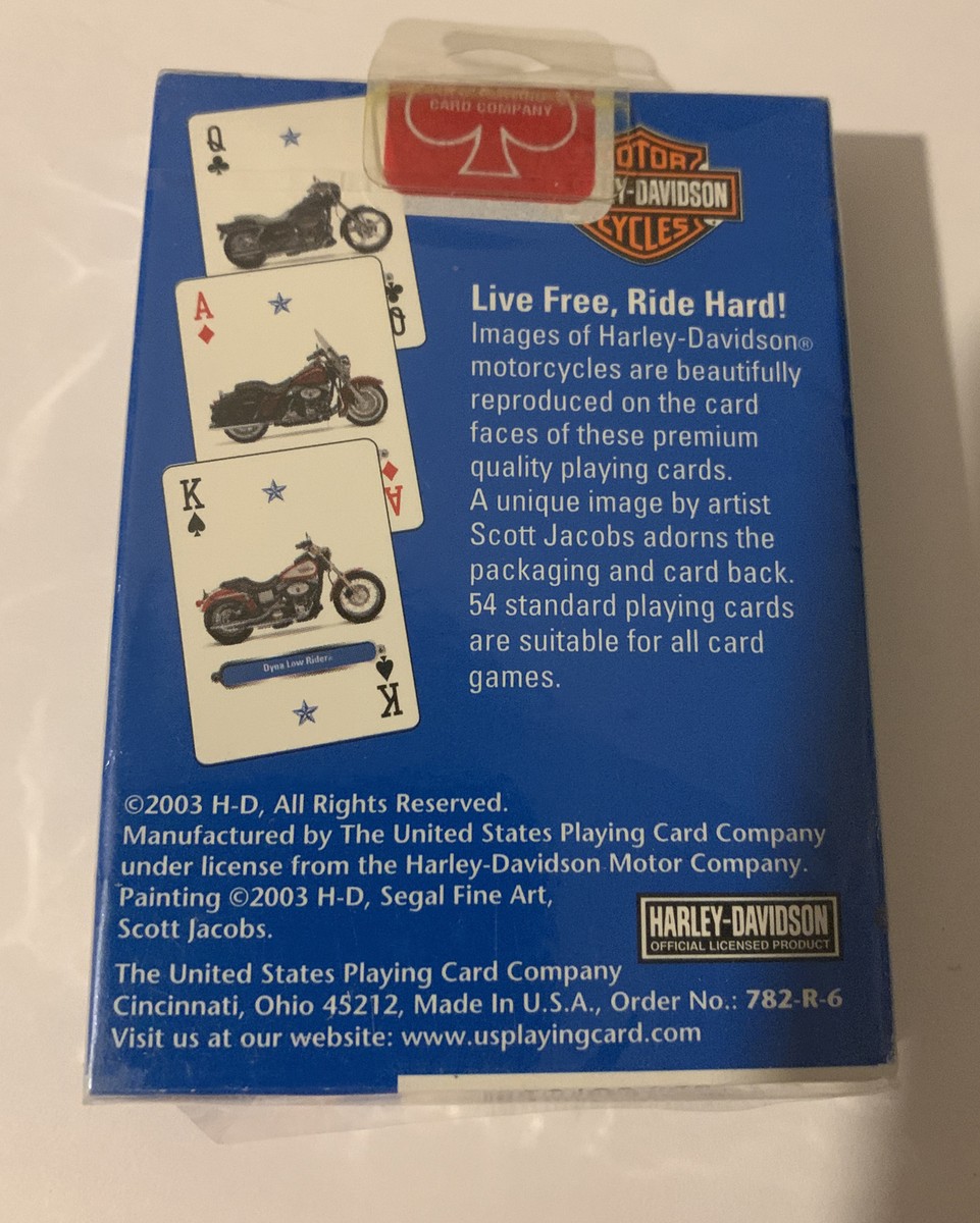 HARLEY DAVIDSON-PLAYING CARDS**New**(2003)