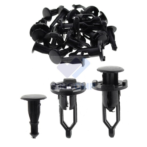 40X Auto Push Retainer Pin Body Bumper Rivet Trim Moulding Clip Accessories Kit/ - Picture 5 of 6