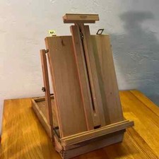 MABEF Sketch and paint Box Table Easel Oiled Beechwood