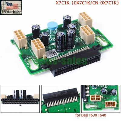 X7C1K GPU Power Supply Expansion Board for Dell PowerEdge T630 T640