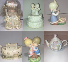 Various Precious Moments Large Figurines, Music Boxes and Statues