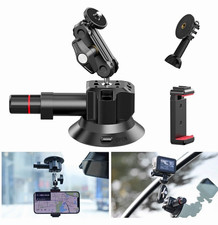 Ulanzi SC-01 Suction Cup Mount Ball Head w/ Phone Clamp, 11 lb Max Load