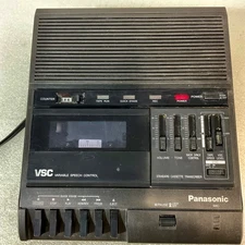 Panasonic RR-830 VSC Variable Speech Control Cassette Transcriber No Pedal