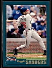 2001 Topps #290 Reggie Sanders Baseball Card 1002L