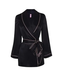 AGENT PROVOCATEUR  VINTAGE ICONIC CLASSIC BLACK  PYJAMA JACKET SIZE LARGE UK 12