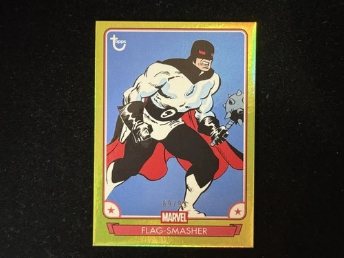 2026 Topps Marvel Brooklyn Collection Captain America #44 FLAG-SMASHER Yellow/99