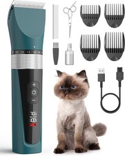 Dog Grooming Vacuum, Dog Grooming Kit with Pet Clippers, 12,000Pa Pet Hair Vacuu
