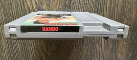Rambo Complete in Box CIB (Nintendo, NES 1988) Great Shape w/Poster & Inserts!🔥