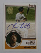 2022 Topps Archives Fan Favorites Auto 83FF-TI Travis Ishikawa - SF Giants