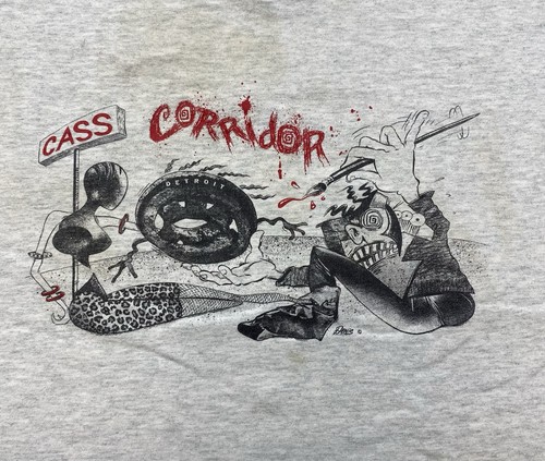 Vintage Cass Corridor Detroit Art Shirt Size XL - Picture 2 of 11