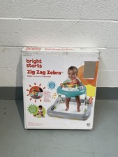 Bright Starts zig zag zebra Walker with Easy Fold Frame for Storage- only open