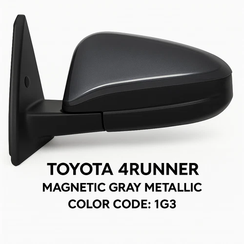 NEW GRAY mirror fits 2014-2023 Toyota 4Runner Driver Left Side Heated