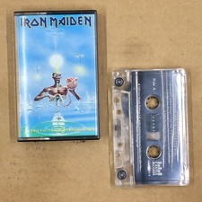 IRON MAIDEN Cassette Tape 80s Metal SEVENTH SON OF A SEVENTH SON CASTLE REISSUE