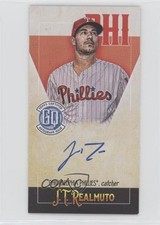 2021 Topps Gypsy Queen Captains Mini Auto 37/50 JT Realmuto #CMA-JR Auto 3bs