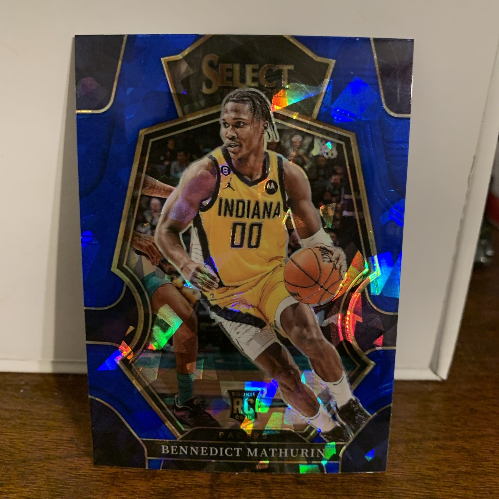 2022-23 Panini Select Blue Ice Benedict Mathurin RC Pacers #182