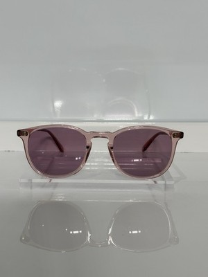 Garrett Leight Kinney Pink Acetate w. custom Plum Tint Sunglasses