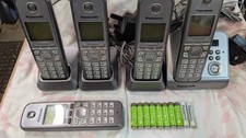 Panasonic KX-TGA672E DECT Cordless Phone System with Answer Machine 4 Handset