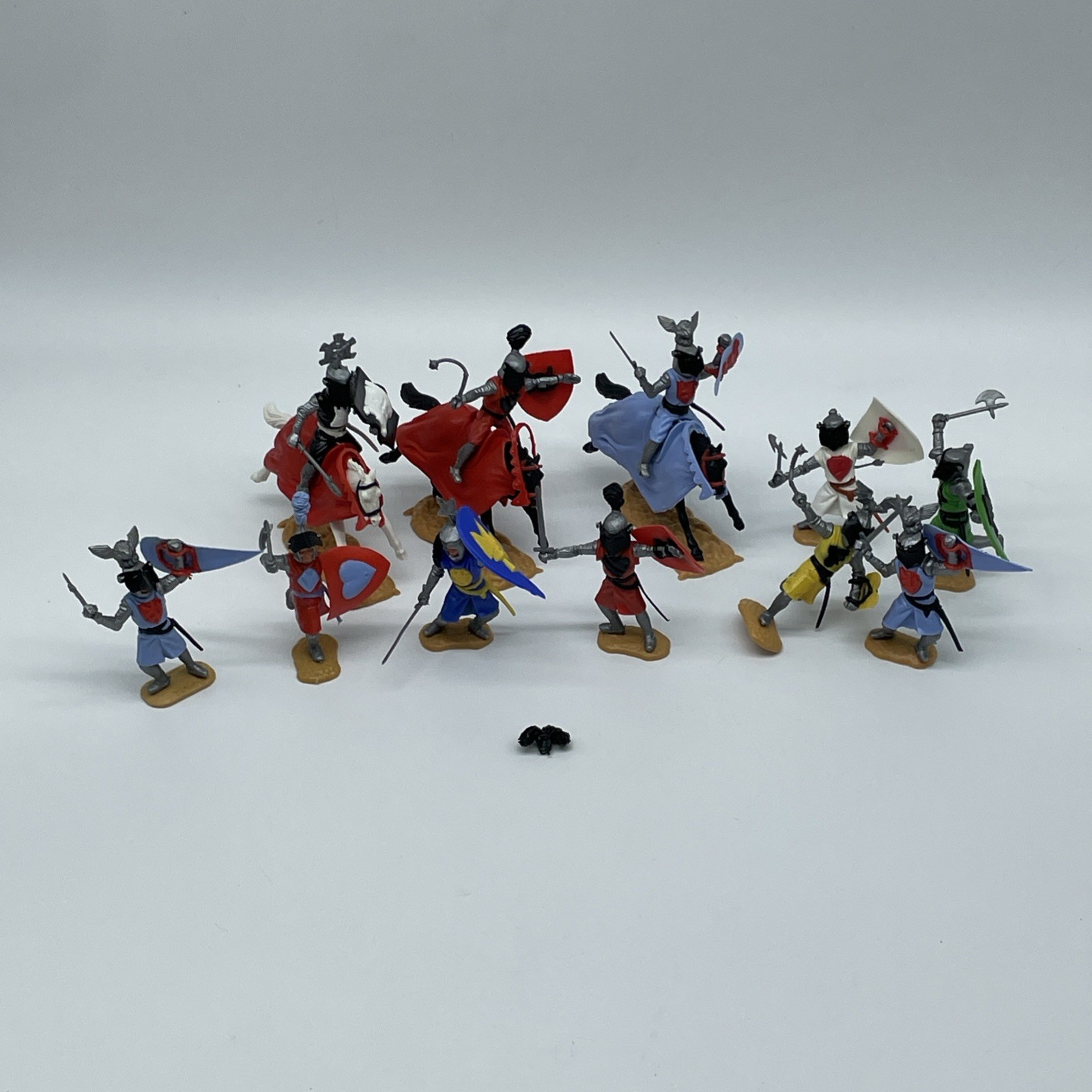 Timpo Knights Mounted Helm Knights 11 Great Condition