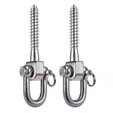 Stainless Steel Swing Hangers Set Hooks for Porch Swing Hammock Chair Heavy Duty