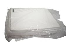 White Twin Flat Sheets 12 Pack 55/45 Cotton Polyester Hospitality Bulk Hotel