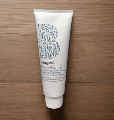 BRIOGEO Scalp Revival Charcoal + Tea Tree Cooling Hydration Scalp Mask 6 oz tube