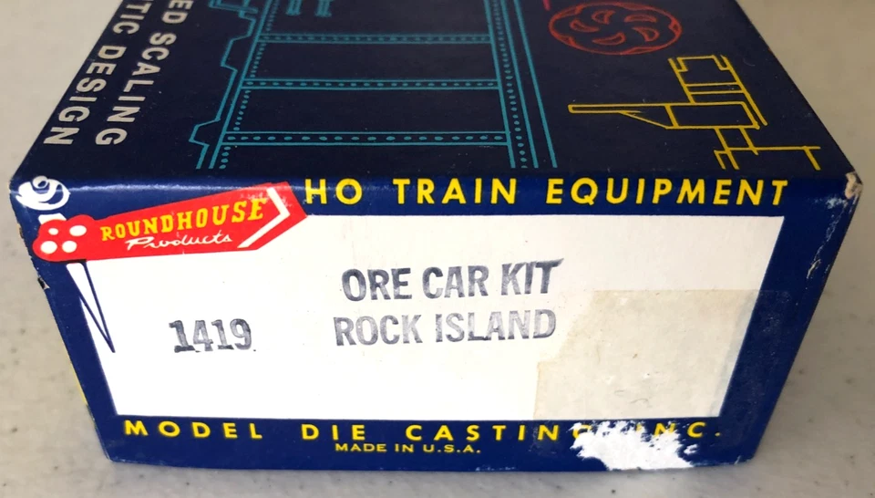 Roundhouse Products, HO Scale Ore Car Kit, Item 1419 Rock Island 449, NIB - Image 2 of 4