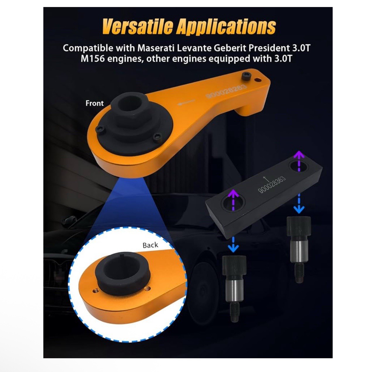 Engine Timing Tool Kit Compatible with Maserati Levante