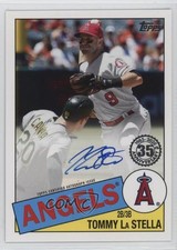 2020 Topps Update 1985 Topps Baseball Auto Tommy La Stella #85BA-TLS Auto 0c6