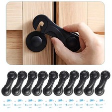 Child Safety Cabinet Locks 10 Pack - Baby Proofing Latches Lock for Black