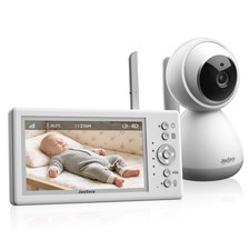 5 Zoll LCD Babyphone Wireless mit Kamera 5m Nachtsicht,4400mAh Batterie