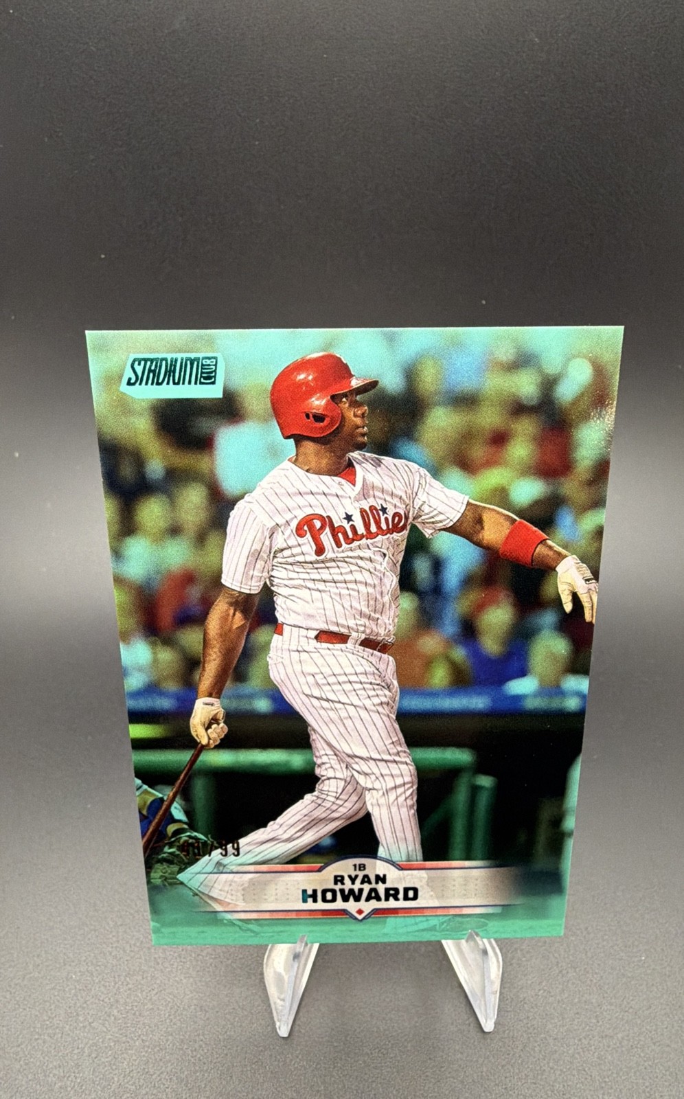 2025 Topps Stadium Club - Ryan Howard #148 Turquoise Foil /99