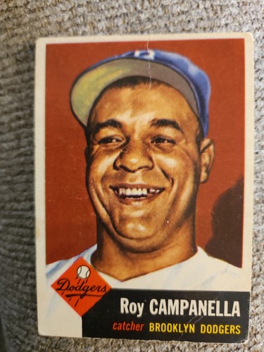 Roy Campanella #27 1953 Topps card