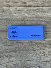 Genuine Sony Memory Stick 8MB MEGABYTE MSA-8A Camera Memory Card
