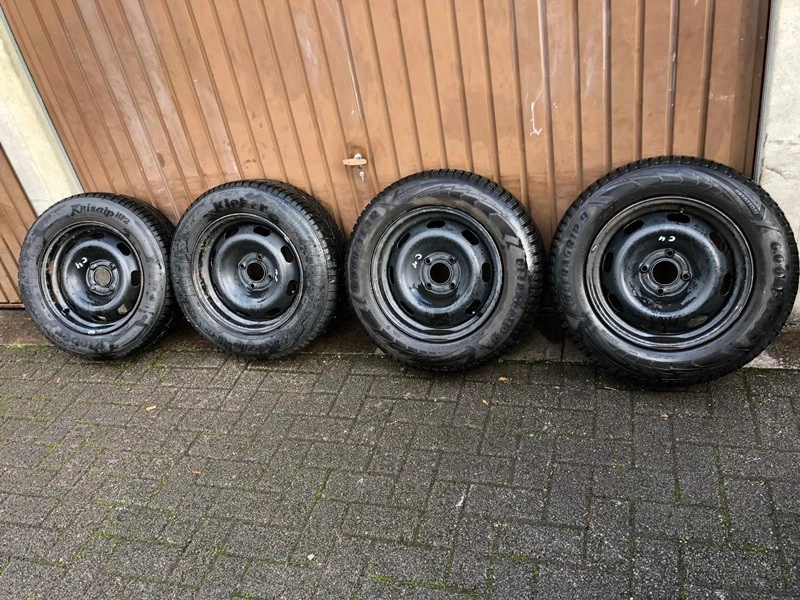 4xkomplette Wintereifen+Felgen 195/65R15 91T für Peugeot 406,Partner,Citroen C4 - Bild 2 von 4