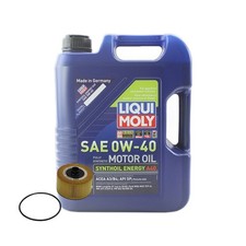 5L Liqui Moly Synthoil Energy A40 0W-40 Mann Engine Oil Change Kit for Fortwo L3