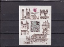SA13b Poland 1981 UNESCO world Heritage sites mint minisheet imperf