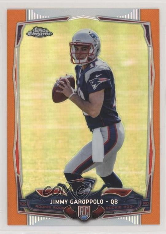 2014 Topps Chrome Retail Orange Refractor Jimmy Garoppolo #150 Rookie RC 0t1