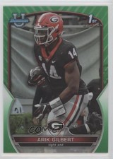 2022 Bowman U Chrome Green Refractor 75/99 Arik Gilbert #54 0kr0