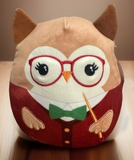 Squishmallow 8" Jaydelle The Owl Back To School Kellytoy Plush Retired Free Ship