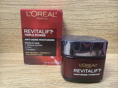 L Oreal Revitalift Triple Power Anti Aging Moisturizer Reduce Wrinkles 2.55Oz