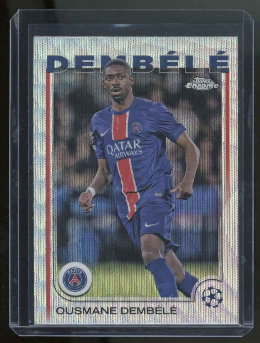 OUSMANE DEMBELE TOPPS CHROME Ousmanne Dembele Numbered Parallel 28