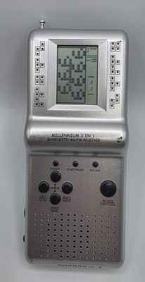 Vintage Millennium 2 In 1 Game With AM/ FM  Receiver Handheld  T1