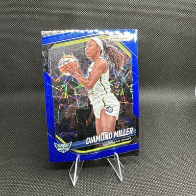 2025 WNBA Prizm Diamond Miller  Blue Velocity Prizm Card #27 Dallas Wings