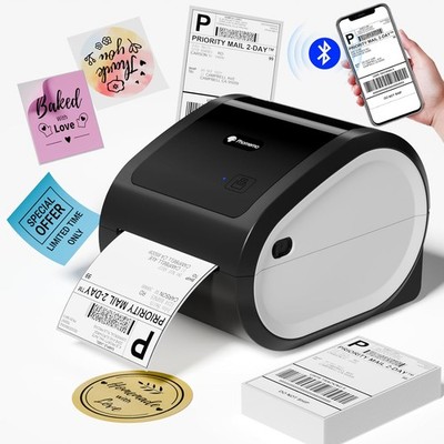 Phomemo D520BT Bluetooth Thermodrucker 4X6 Etikettendrucker für Hermes DHL GLS