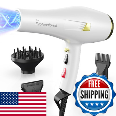Dekuri Professional Ionic Hair Dryer Ac Motor Drying Salon Blow Dryer Diffuser