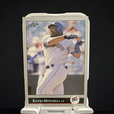 1992 Leaf - Kevin Mitchell #185 Giants Base Set Baseball Trading Card